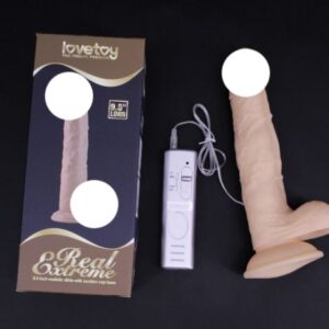 Dương vật giả có đế rung Lovetoy 9.5inch